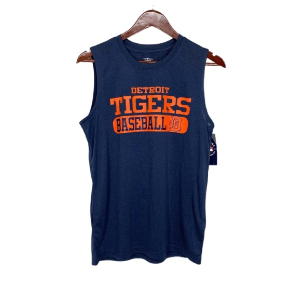 Genuine Merchandise Detroit Tigers Baseball Boys Sleeveless Tee Tank New Nwt XL